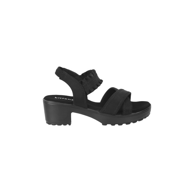 Kittens Girls Black Casual Sandals (SKU: 78-5733-11-32)