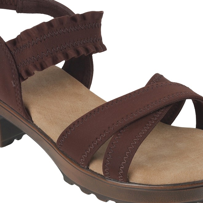 Kittens Girls Brown Casual Sandals (SKU: 78-5733-12-30)