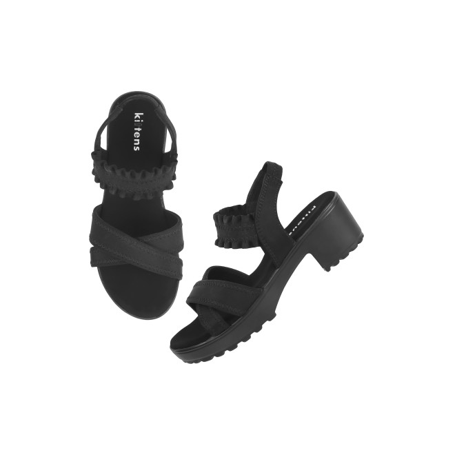 Kittens Girls Black Casual Sandals (SKU: 78-5733-11-32)