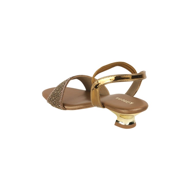 Kittens Girls Antic-gold Formal Sandals (SKU: 78-5739-28-31)