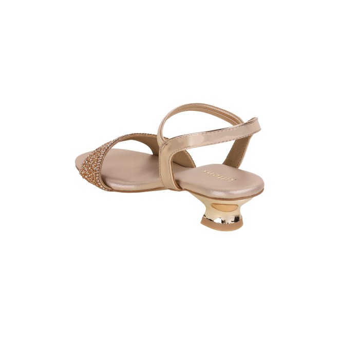 Kittens Girls Rose-gold Formal Sandals (SKU: 78-5739-52-31)