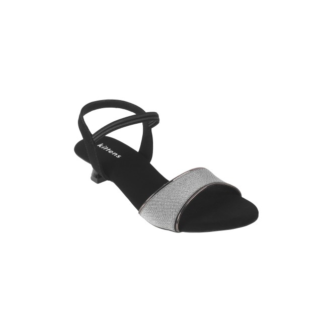 Kittens Girls Black Formal Sandals