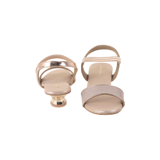 Kittens Girls Rose-gold Formal Sandals (SKU: 78-5740-52-33)