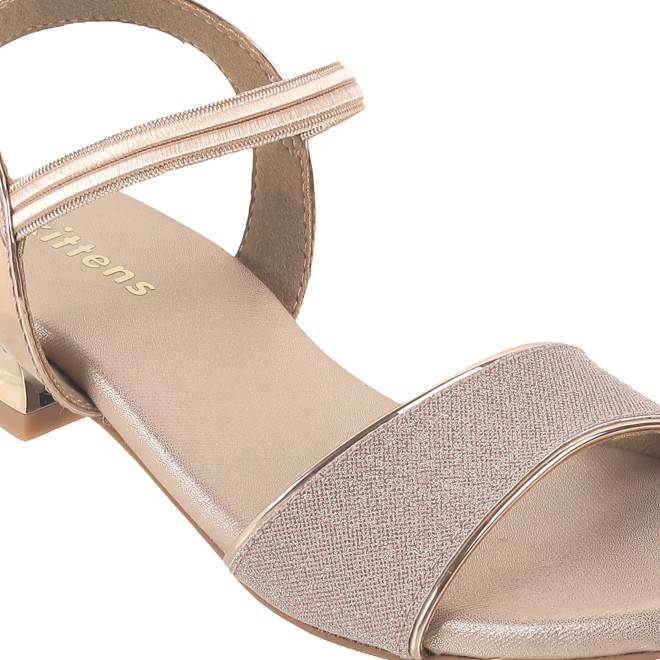 Kittens Girls Rose-gold Formal Sandals (SKU: 78-5740-52-33)