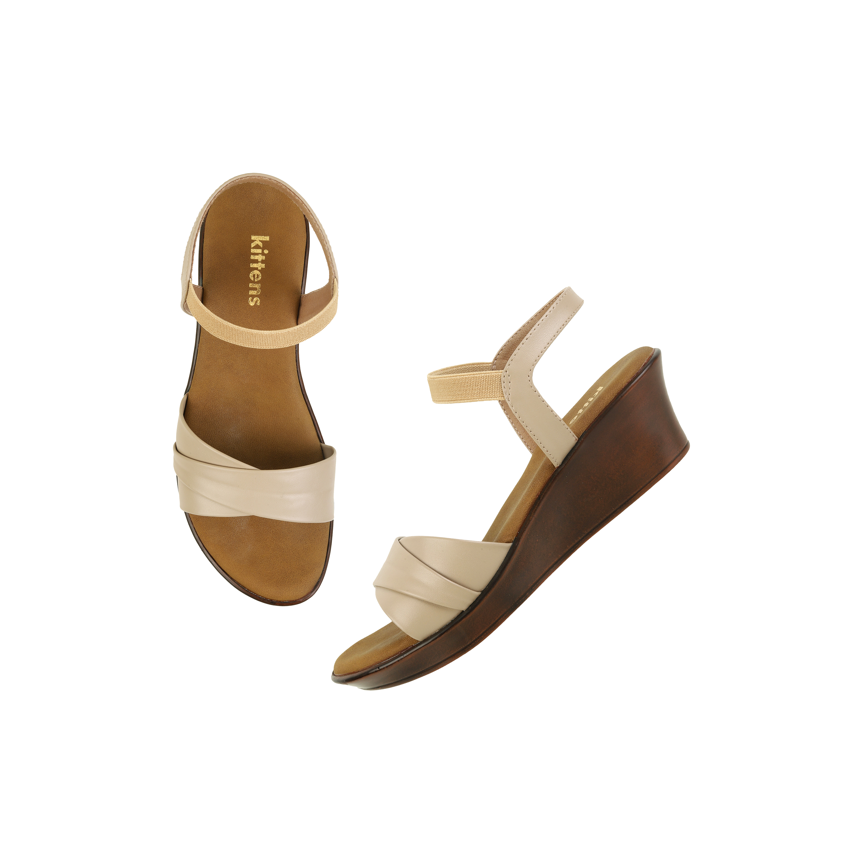 Kittens Girls Beige Casual Sandals (SKU: 78-58-20-31)