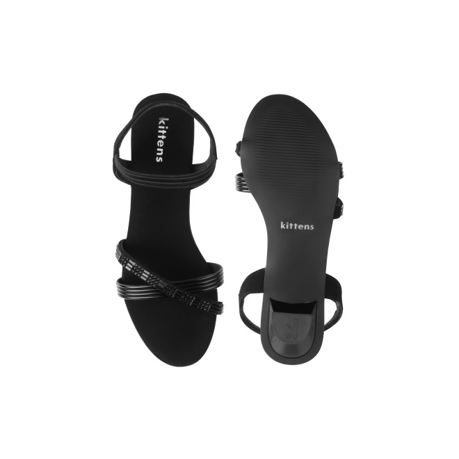 Kittens Girls Black Casual Sandals (SKU: 78-75-11-31)