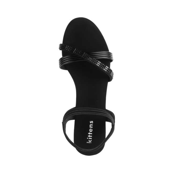 Kittens Girls Black Casual Sandals (SKU: 78-75-11-31)
