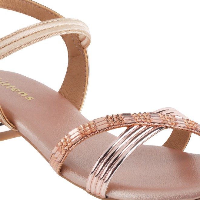 Kittens Girls Rose-gold Casual Sandals (SKU: 78-75-52-31)