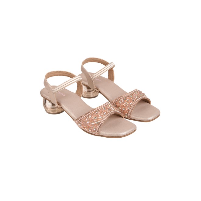 Kittens Girls Rose-gold Casual Sandals (SKU: 78-76-52-31)