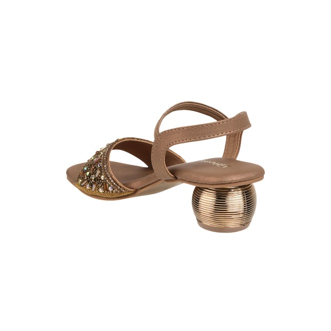 Kittens Girls Antic-gold Casual Sandals (SKU: 78-76-28-31)