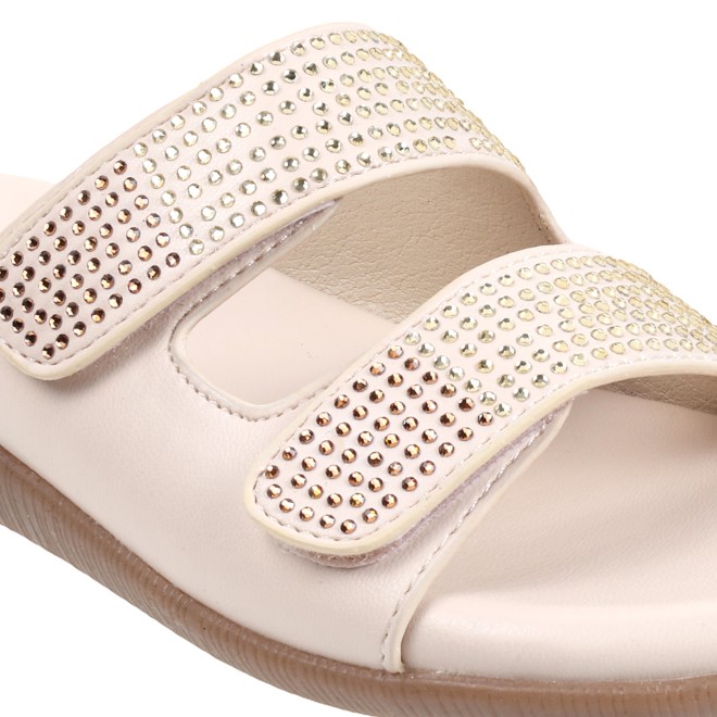 Kittens Girls Beige Casual Slip Ons (SKU: 78-78-20-31)