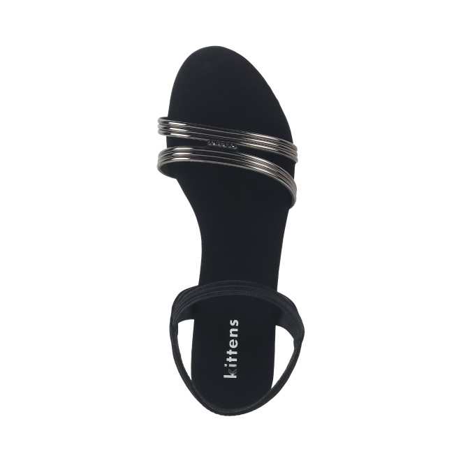 Kittens Girls Black Casual Sandals (SKU: 78-8-11-30)