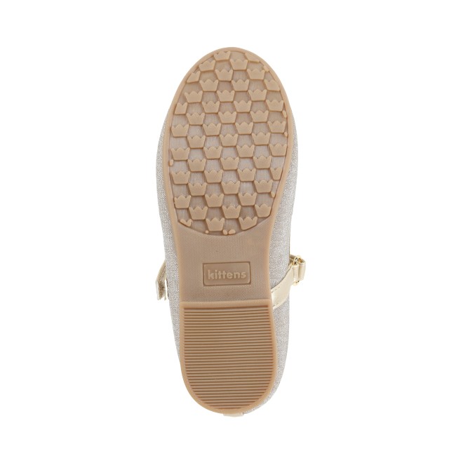 Kittens Girls Gold Casual Ballerinas (SKU: 78-81-15-30)