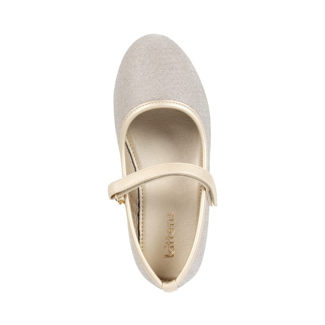 Kittens Girls Gold Casual Ballerinas (SKU: 78-81-15-30)