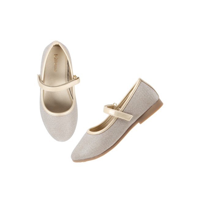 Kittens Girls Gold Casual Ballerinas (SKU: 78-81-15-30)