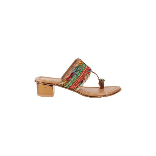 Cheemo Women Multi Ethnic Kolhapuris (SKU: 92-157-13-36)