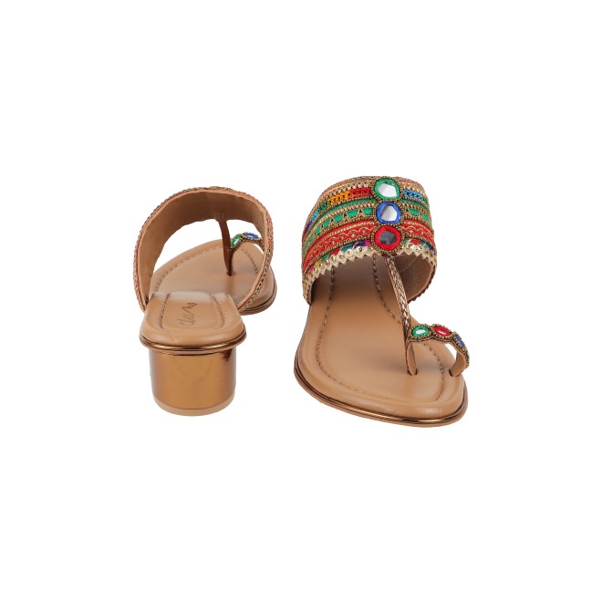 Cheemo Women Multi Ethnic Kolhapuris (SKU: 92-157-13-36)