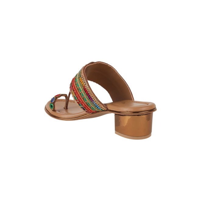 Cheemo Women Multi Ethnic Kolhapuris (SKU: 92-157-13-36)