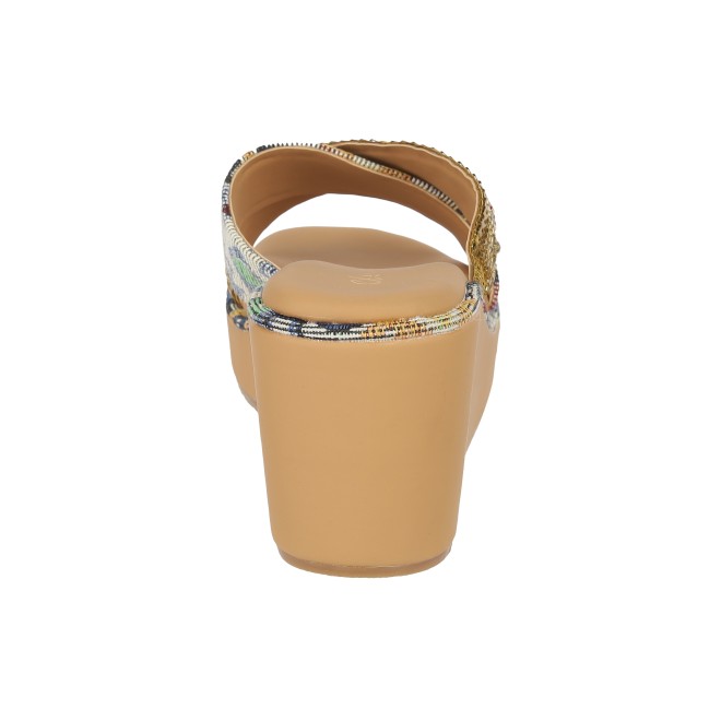 Cheemo Women Antic-gold Casual Slip Ons (SKU: 92-160-28-36)