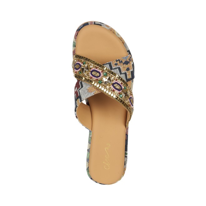 Cheemo Women Antic-gold Casual Slip Ons (SKU: 92-160-28-36)