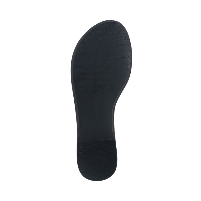 Cheemo Women Black Ethnic Slip Ons (SKU: 92-161-11-37)