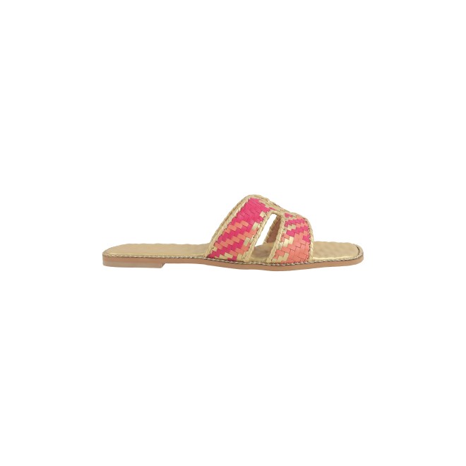Cheemo Women Gold Ethnic Slip Ons (SKU: 92-173-15-37)