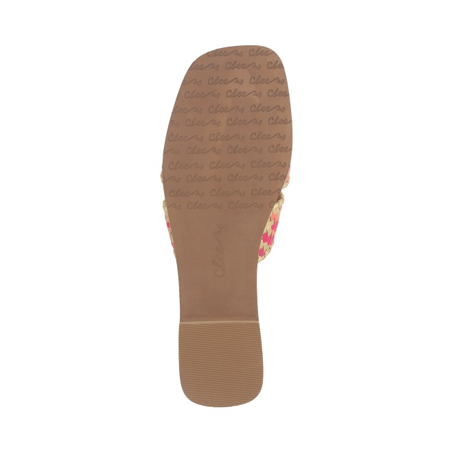 Cheemo Women Gold Ethnic Slip Ons (SKU: 92-173-15-37)