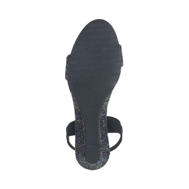 Cheemo Women Black Casual Sandals (SKU: 92-177-11-36)