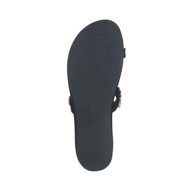 Cheemo Women Black-multi Ethnic Slip Ons (SKU: 92-182-53-37)