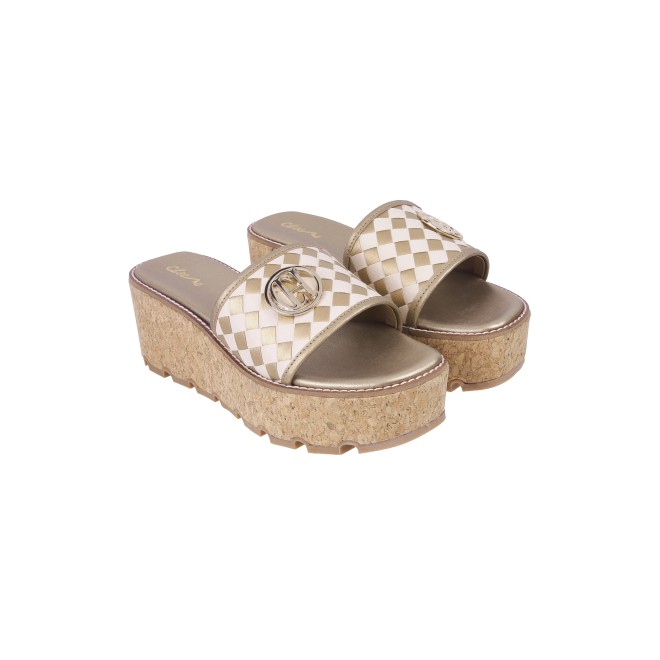 Cheemo Women Bronze Casual Slip Ons (SKU: 92-188-46-39)