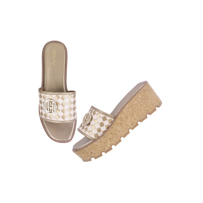 Cheemo Women Bronze Casual Slip Ons (SKU: 92-188-46-39)