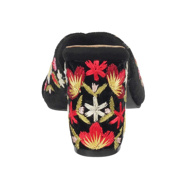Cheemo Women Black Ethnic Slides (SKU: 92-19-11-37)