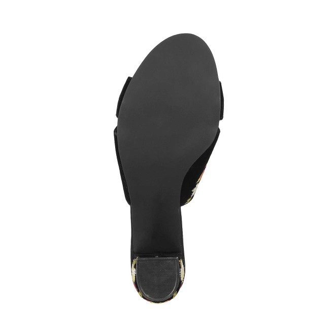 Cheemo Women Black Ethnic Slides (SKU: 92-19-11-37)