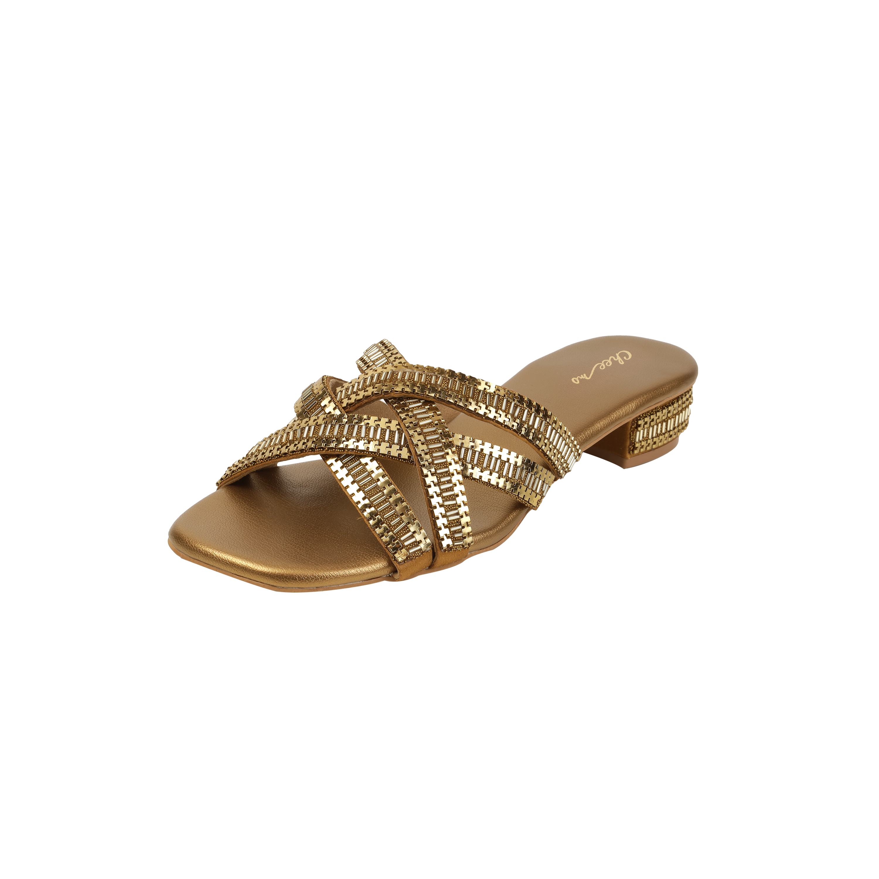 Cheemo Women Antic-gold Casual Slip Ons (SKU: 92-198-28-37)
