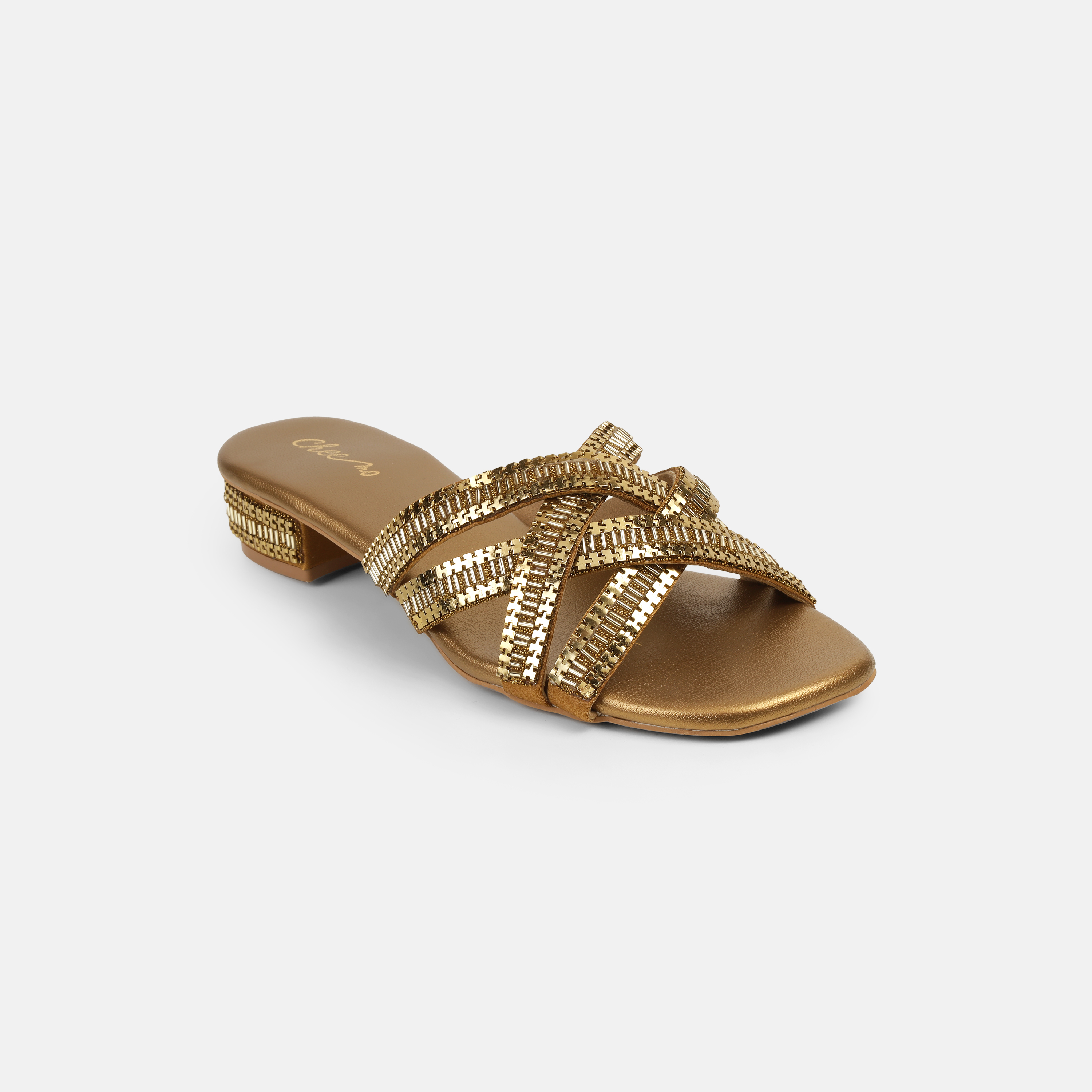 Cheemo Women Antic-gold Casual Slip Ons (SKU: 92-198-28-37)