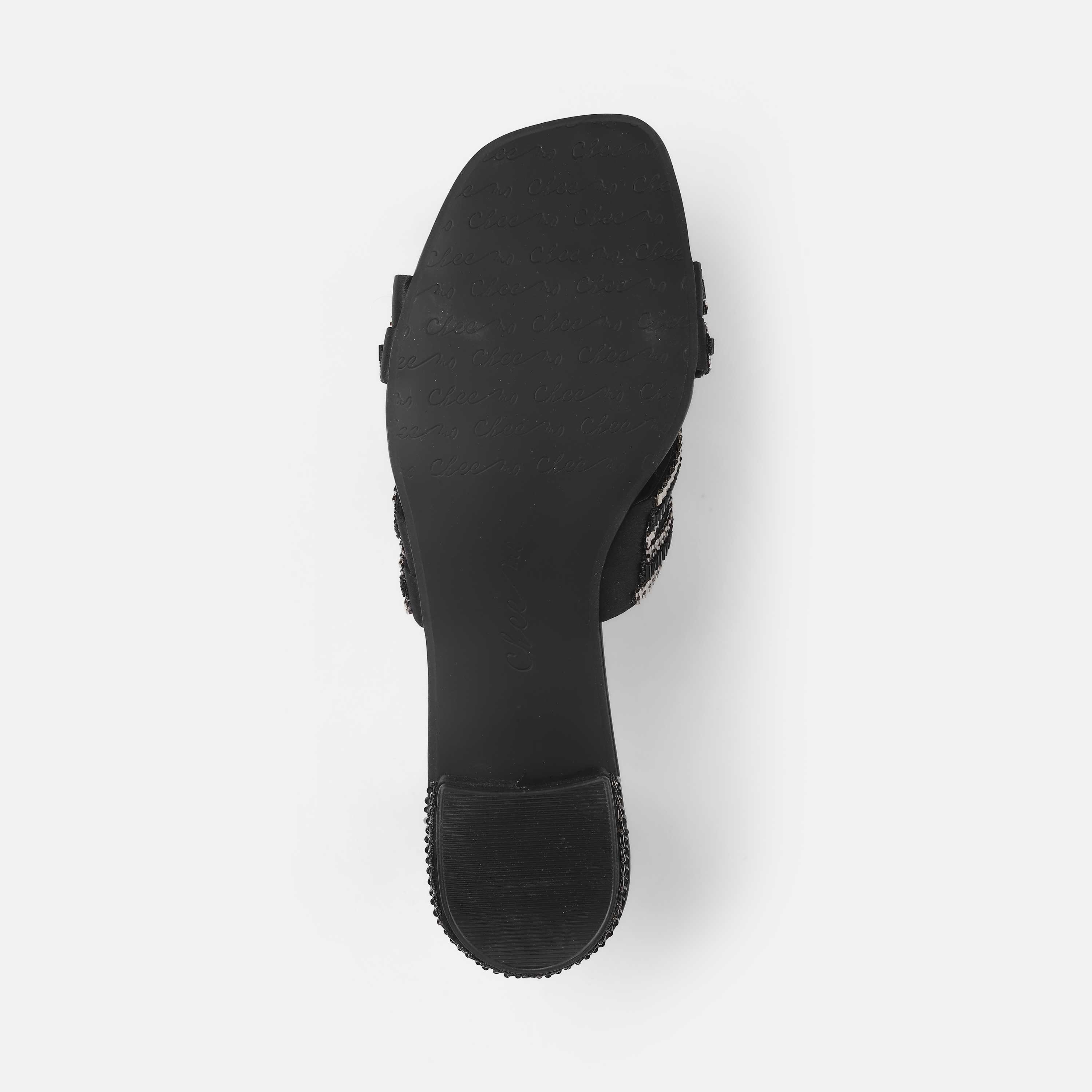 Cheemo Women Black Casual Slip Ons (SKU: 92-198-11-37)