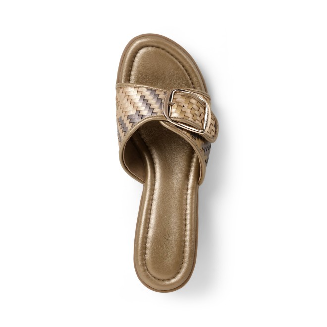 Cheemo Women Antic-gold Casual Slip Ons (SKU: 92-200-28-37)