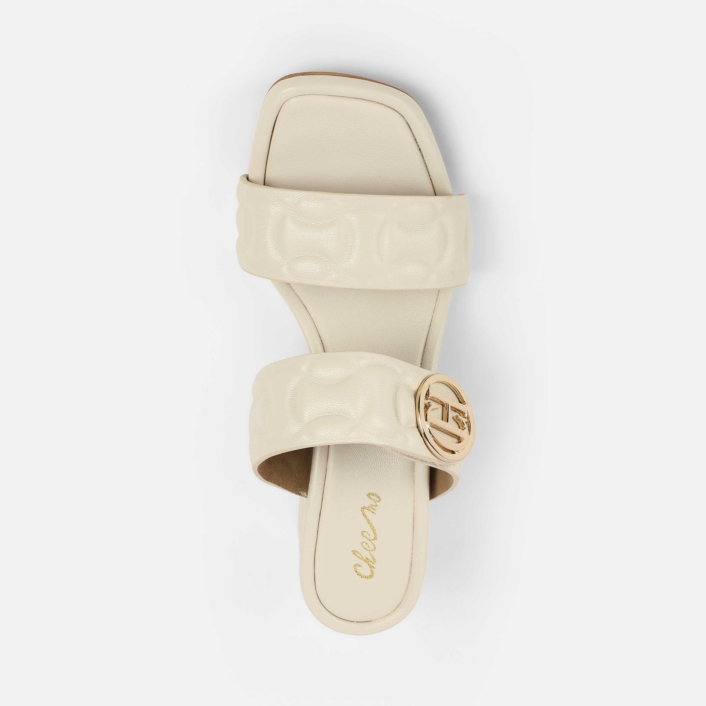 Cheemo Women Beige Casual Slip Ons (SKU: 92-209-20-36)