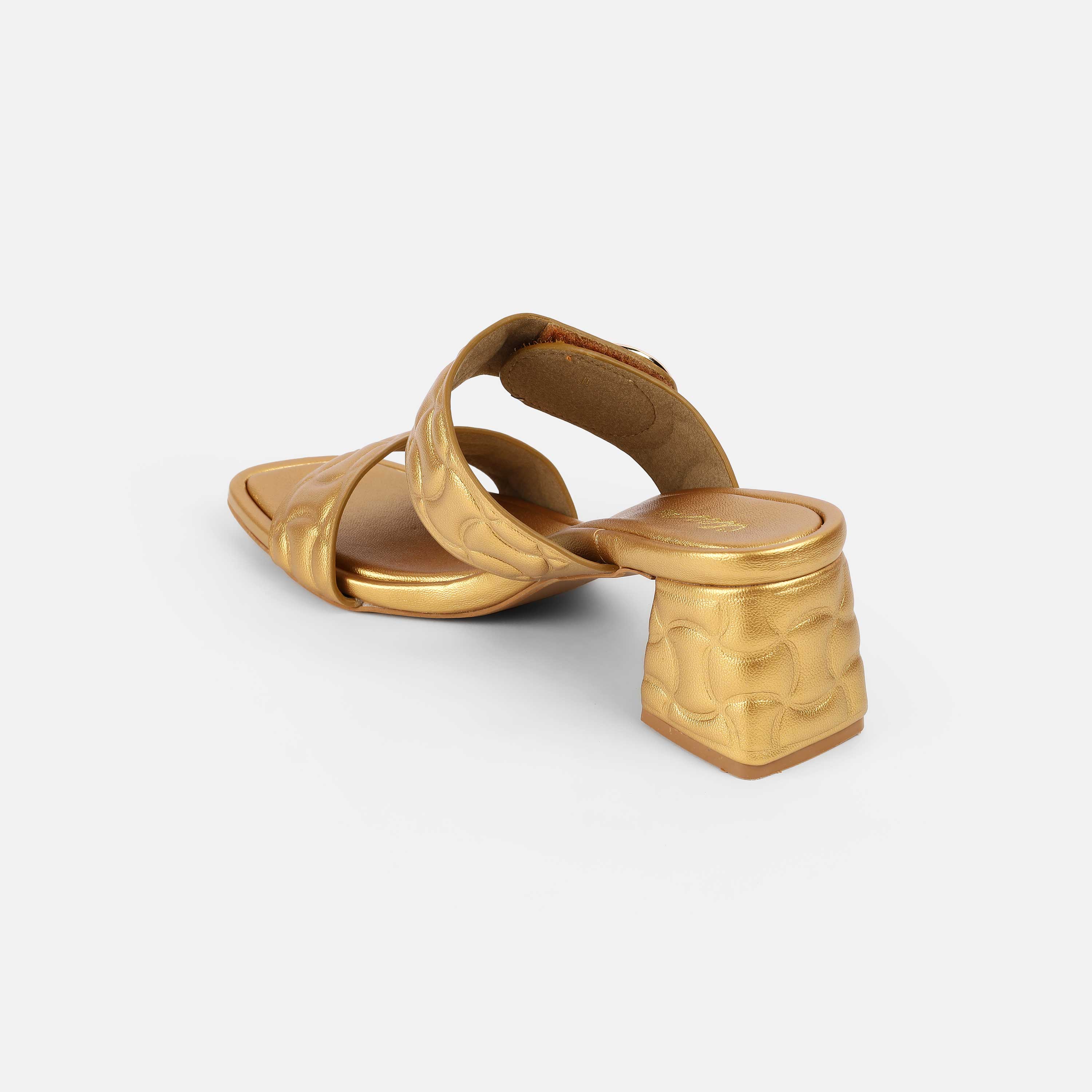 Cheemo Women Antic-gold Casual Slip Ons (SKU: 92-209-28-37)