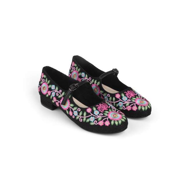 Cheemo Women Black Casual Ballerinas (SKU: 92-213-11-37)