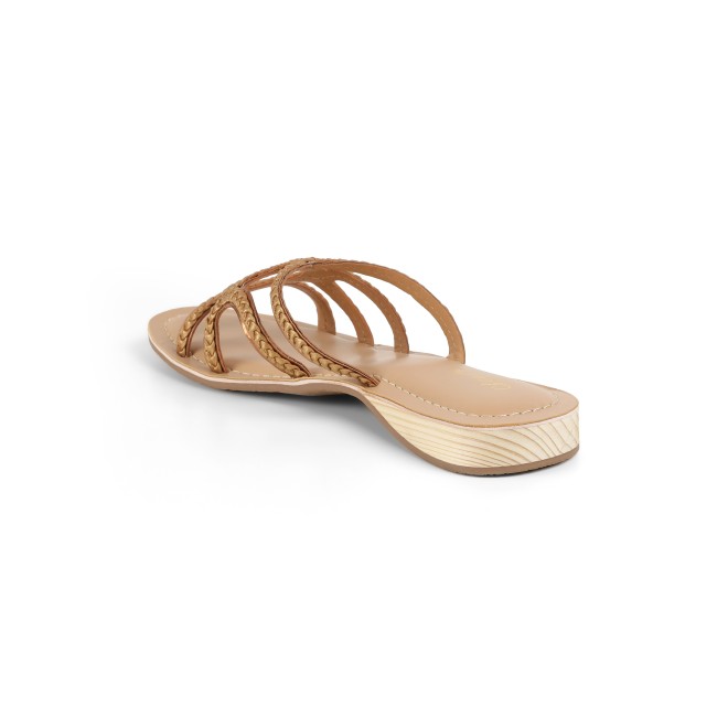 Cheemo Women Bronze Casual Slip Ons (SKU: 92-225-46-36)