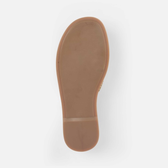 Cheemo Women Antic-gold Casual Slippers (SKU: 92-226-28-37)