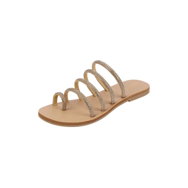 Cheemo Women Antic-gold Casual Slippers (SKU: 92-231-28-36)