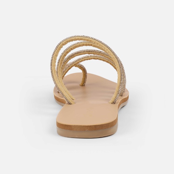 Cheemo Women Antic-gold Casual Slippers (SKU: 92-231-28-36)