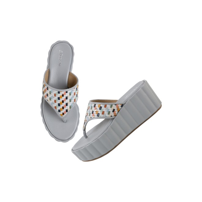 Cheemo Women Off-white Casual Slippers (SKU: 92-263-66-37)