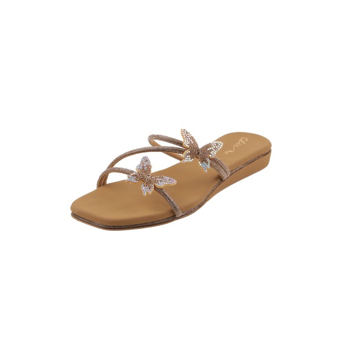 Cheemo Women Antic-gold Casual Slip Ons (SKU: 92-291-28-36)