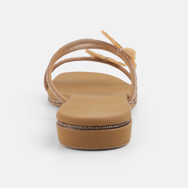 Cheemo Women Antic-gold Casual Slip Ons (SKU: 92-291-28-36)