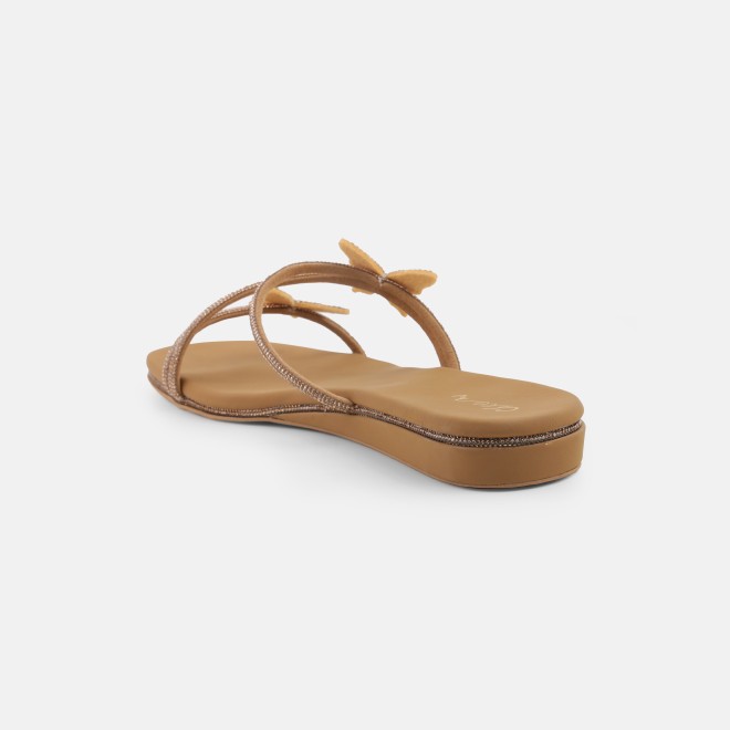 Cheemo Women Antic-gold Casual Slip Ons (SKU: 92-291-28-36)
