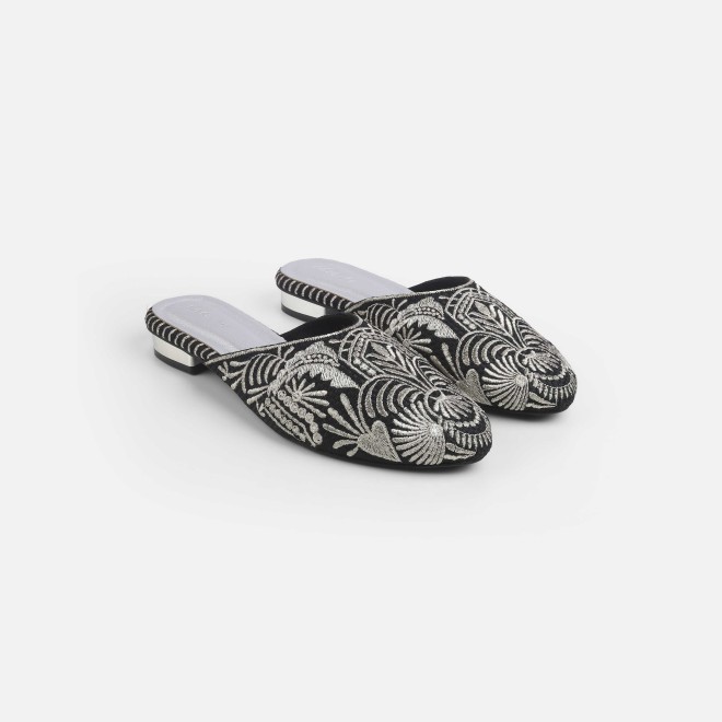 Cheemo Women Silver Wedding Slip Ons (SKU: 92-311-27-37)