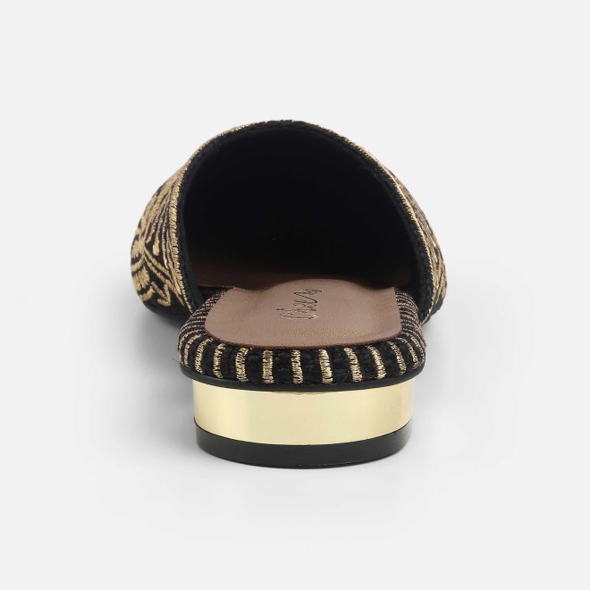 Cheemo Women Gold Wedding Slip Ons (SKU: 92-311-15-37)